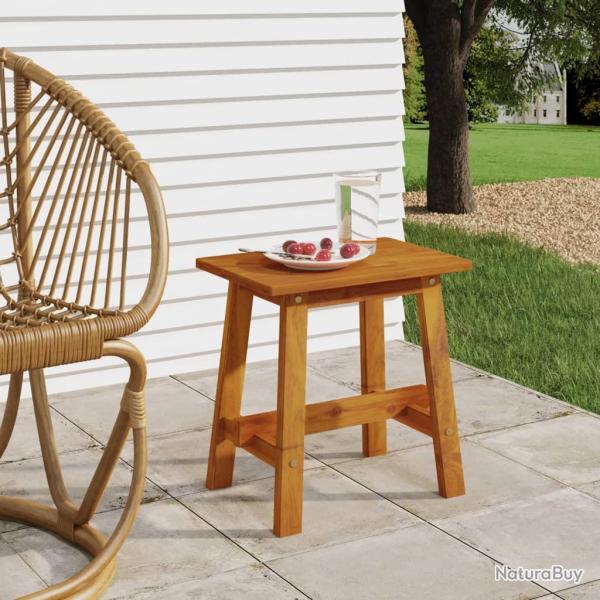 Tabouret 45x29x45 cm Rectangulaire Bois d'acacia solide