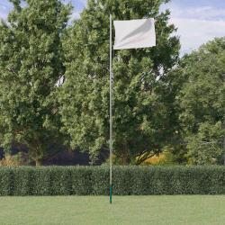 M&acirc;t de drapeau sectionnel Argent&eacute; 6,08 m Aluminium