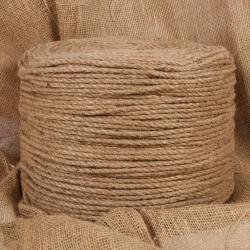 Corde de jute 100 m de long 8 mm d'&eacute;paisseur