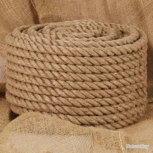 Corde de jute 50 m de long 24 mm d'�paisseur