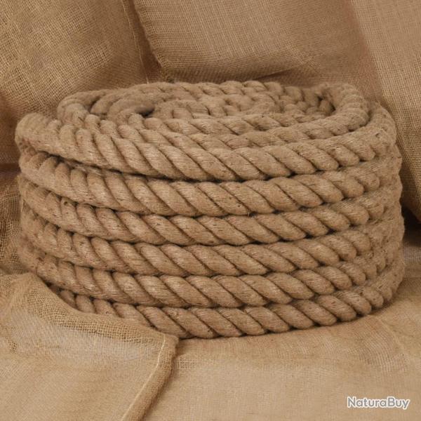 Corde de jute 5 m de long 36 mm d'�paisseur