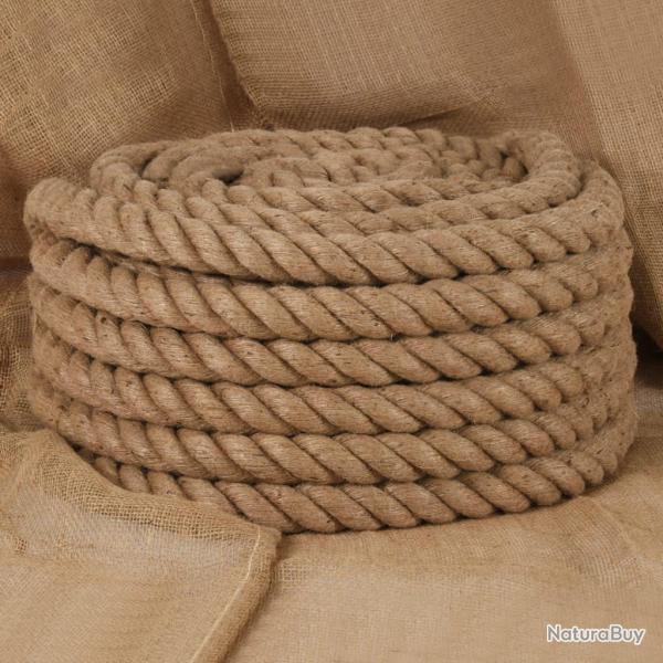 Corde de jute 5 m de long 40 mm d'�paisseur