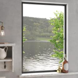 Moustiquaire pour fen&ecirc;tres Anthracite 90x120 cm