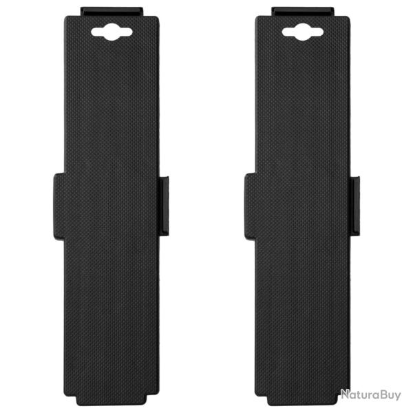 Chariots de d�m�nagement � 4 roues 2 pcs noir PP 170 kg