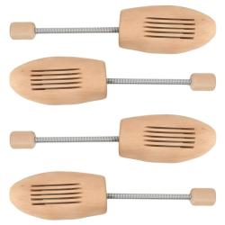 Embauchoirs 2 paires EU 35-38 bois massif lotus