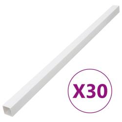 Goulotte de c&acirc;ble 60x60 mm 30 m PVC