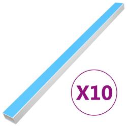 Goulotte de c&acirc;ble auto-adh&eacute;sive 100x60 mm 10 m PVC