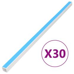Goulotte de c&acirc;ble auto-adh&eacute;sive 25x16 mm 30 m PVC