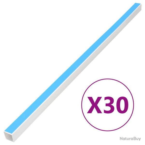 Goulotte de c�ble auto-adh�sive 40x40 mm 30 m PVC