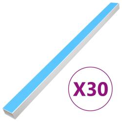 Goulotte de c&acirc;ble auto-adh&eacute;sive 50x25 mm 30 m PVC