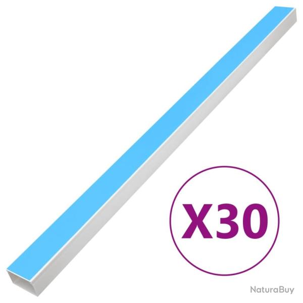 Goulotte de c�ble auto-adh�sive 50x25 mm 30 m PVC