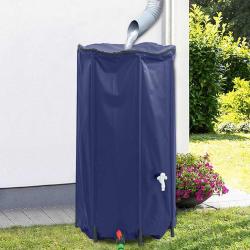 R&eacute;servoir d'eau avec robinet pliable 250 L PVC