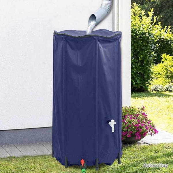 R�servoir d'eau avec robinet pliable 250 L PVC