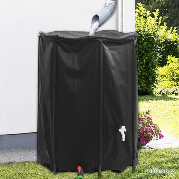R�servoir d'eau avec robinet pliable 1350 L PVC