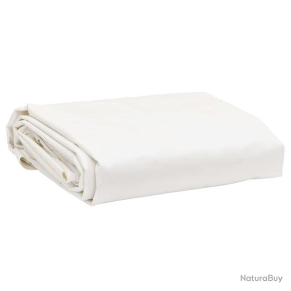 B�che blanc 5x8 m 650 g/m�