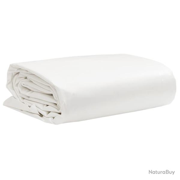 B�che blanc 5x5 m 650 g/m�
