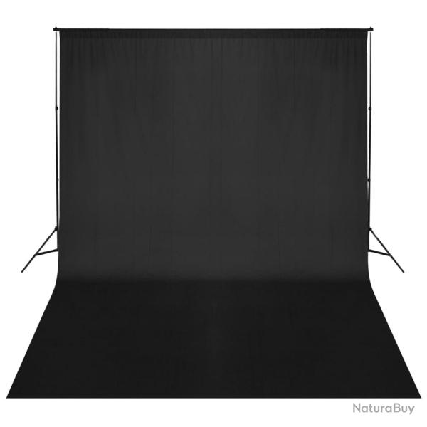 Syst�me de support de toile de fond 500 x 300 cm Noir