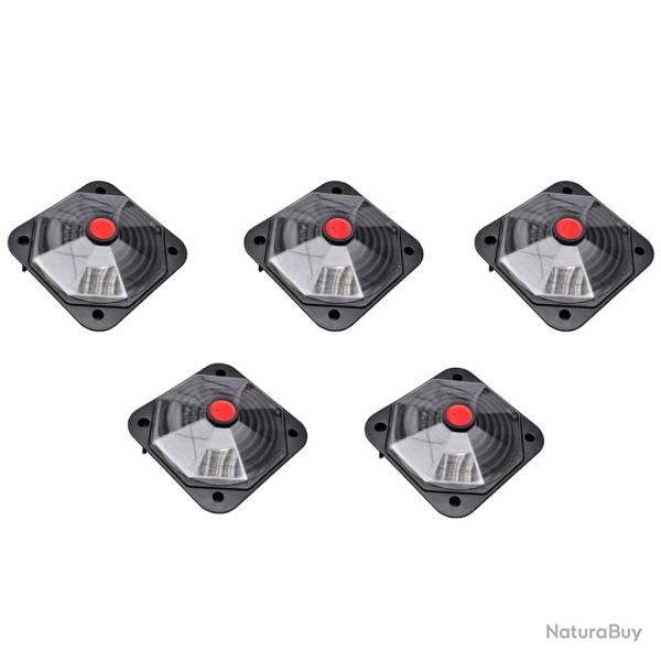 Lot de 5 chauffages solaires pour piscine 735 W