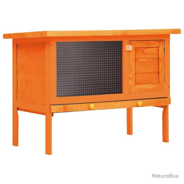 Clapier d'ext�rieur Enclos pour petits animaux 1 niveau Bois