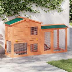 Clapier large d'ext&eacute;rieur pour petits animaux de compagnie Bois
