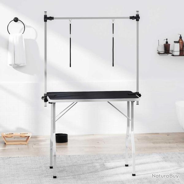 Table de Toilettage Ajustable pour Chiens Chats 2 Potences