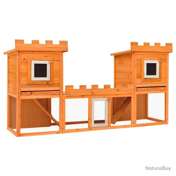 Clapier large d'ext�rieur avec maison double