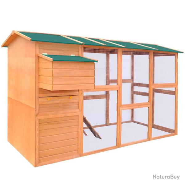 Poulailler 295 x 163 x 170 cm Bois