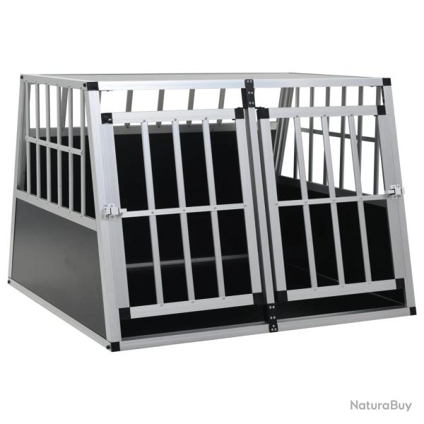Cage pour chien � double porte 94 x 88 x 69 cm
