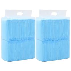 Tapis d'hygi&egrave;ne pour chiens 200 pcs 60 x 45 cm Tissu non tiss&eacute;
