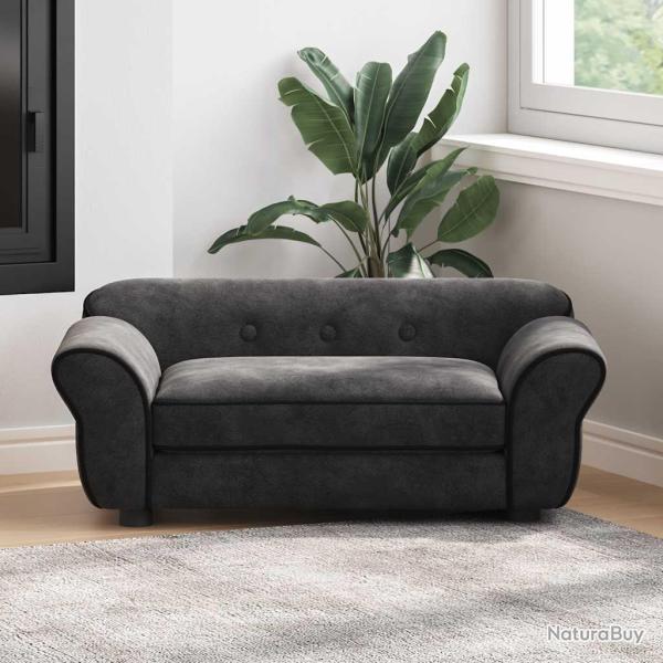 Canap� pour chien Noir 72x45x30 cm Peluche