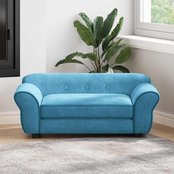 Canap� pour chien Turquoise 72x45x30 cm Peluche