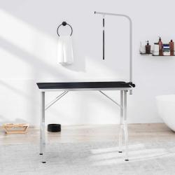 Table de toilettage r&eacute;glable pour chiens avec 1 boucle