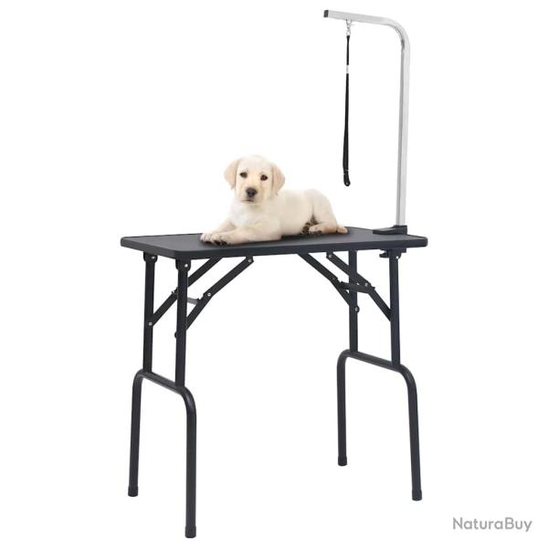 Table de toilettage r�glable pour chiens avec 1 boucle