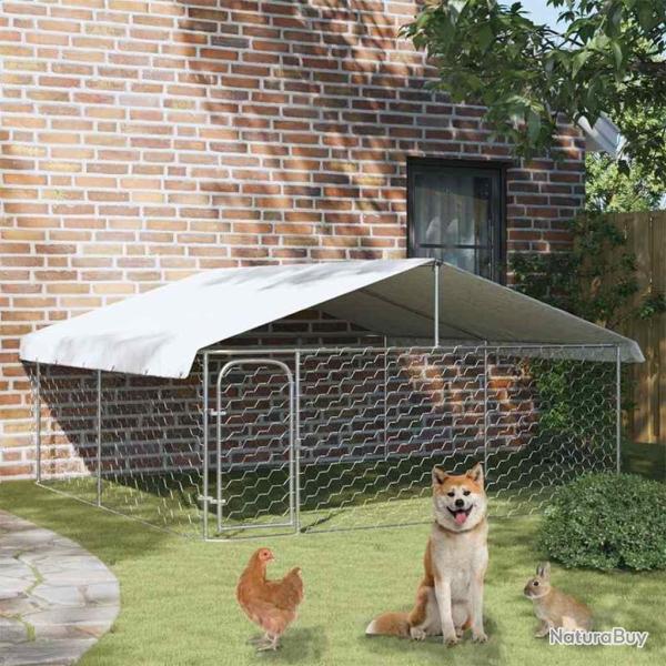 Chenil ext�rieur avec toit 300x300x150 cm