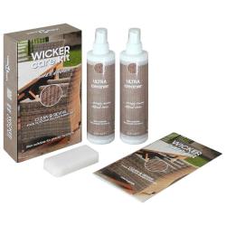 Kit d'entretien du rotin/textil&egrave;ne de meubles de  2x250ml