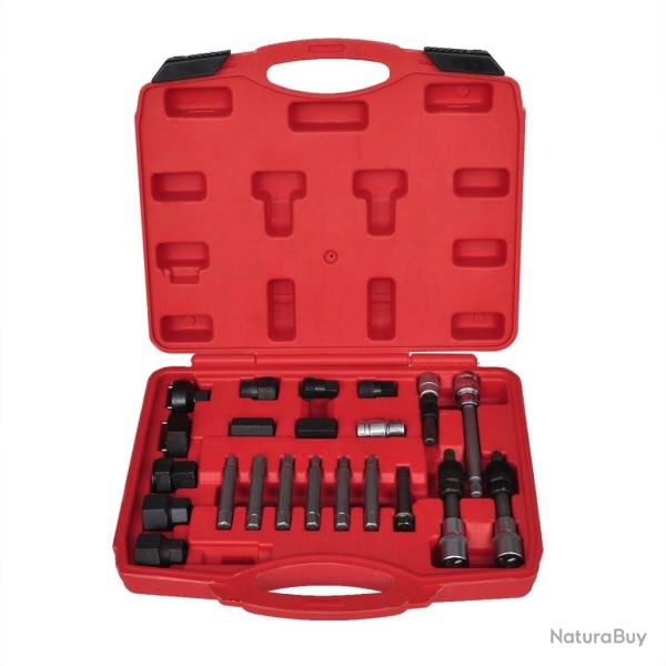 Kit de d�montage de roue libre d'alternateur 22 pcs