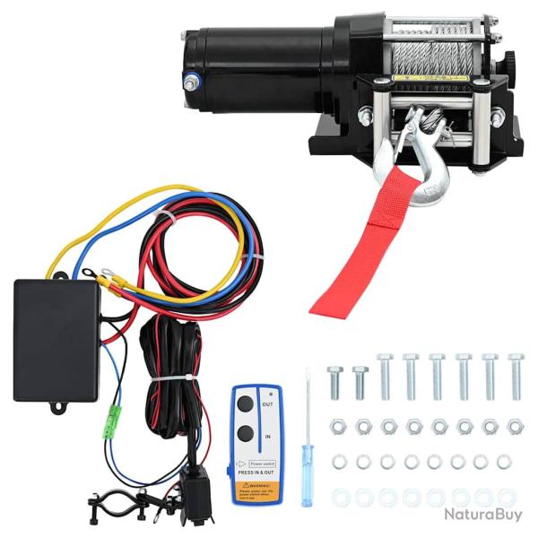 Treuil �lectrique 12 V 1360 kg avec t�l�commande sans fil
