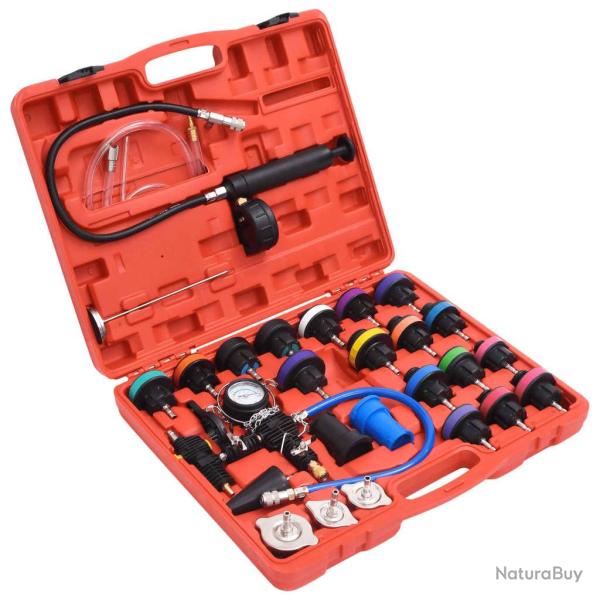 Kit de testeur de pression du radiateur 28 pcs