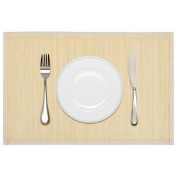 6 Napperons en bambou 30 x 45 cm