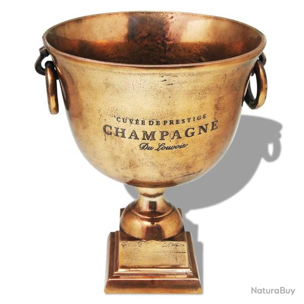 Refroidisseur � champagne Coupe de troph�e Cuivre Marron