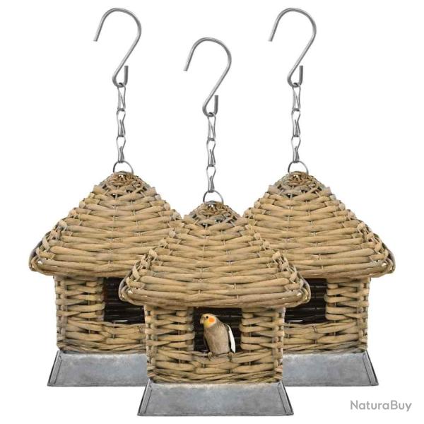 Nichoir 3 pcs Osier