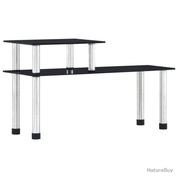 �tag�re de cuisine Noir 45x16x26 cm Verre tremp�