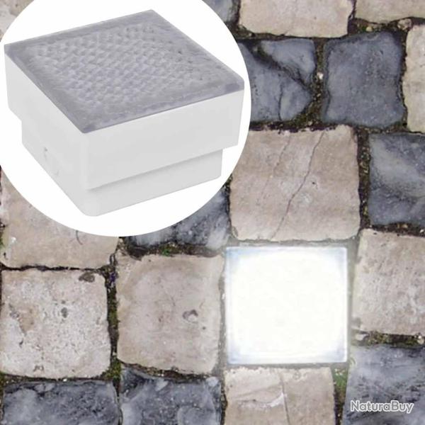 Lampes LED enterr�es 12 pcs 100x100x68 mm