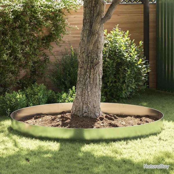 Cl�ture de pelouse 20 pcs Acier galvanis� 100x20 cm