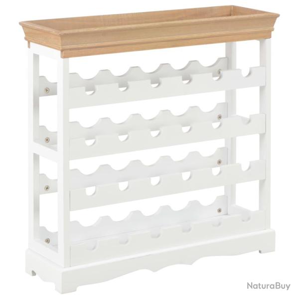 Armoire � vin Blanc 70 x 22,5 x 70,5 cm MDF