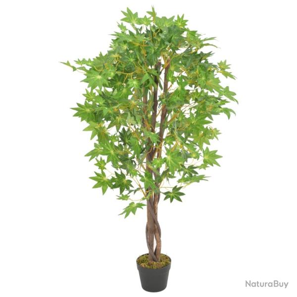 Plante artificielle d'�rable avec pot Vert 120 cm