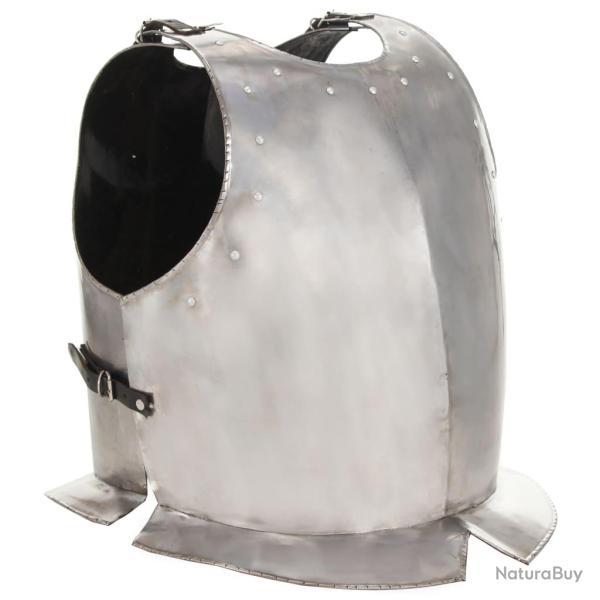 Cuirasse d'armure corporelle chevalier m�di�val Argent� Acier