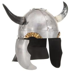 Casque de viking pour GN Argent&eacute; Acier