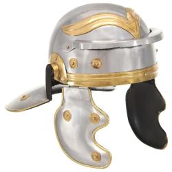 Casque de soldat romain antique pour GN Argent&eacute; Acier