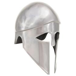 Casque de guerrier grec antique pour GN Argent&eacute; Acier